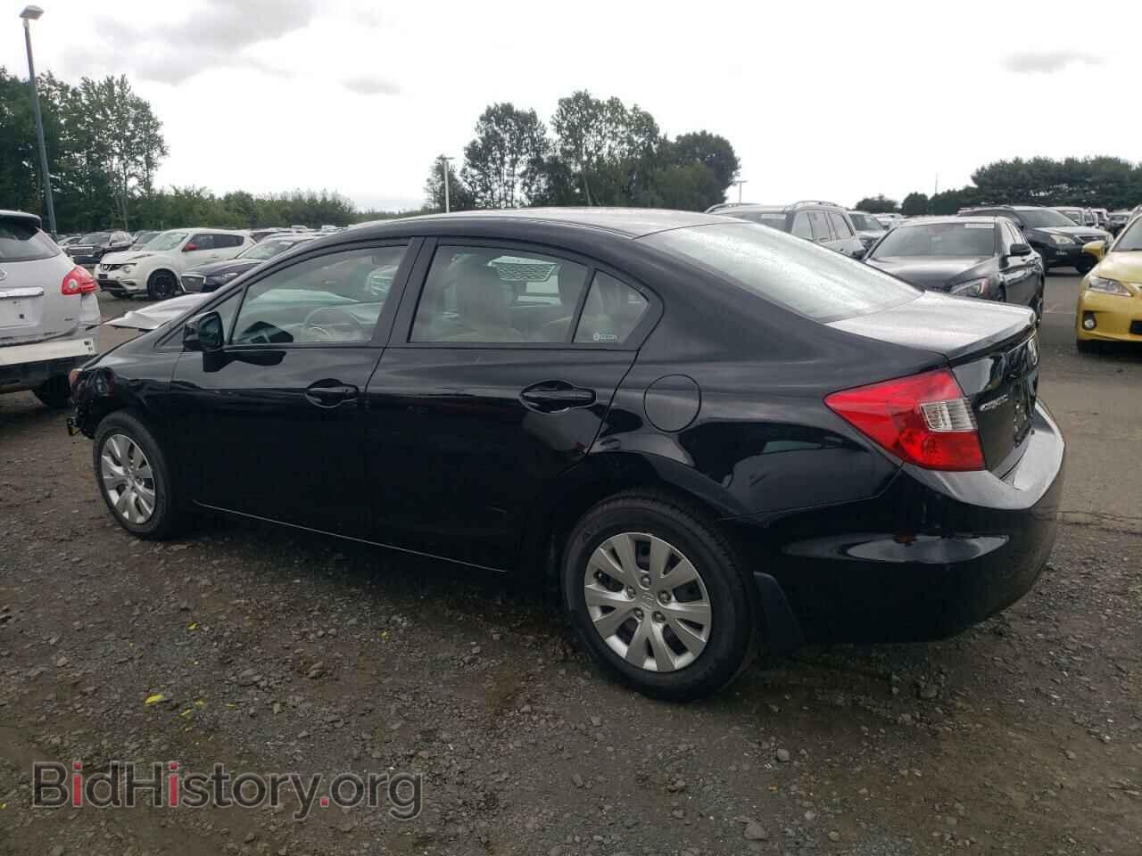 2012 HONDA CIVIC - VIN: 2HGFB2F54CH325514 - Фото 2