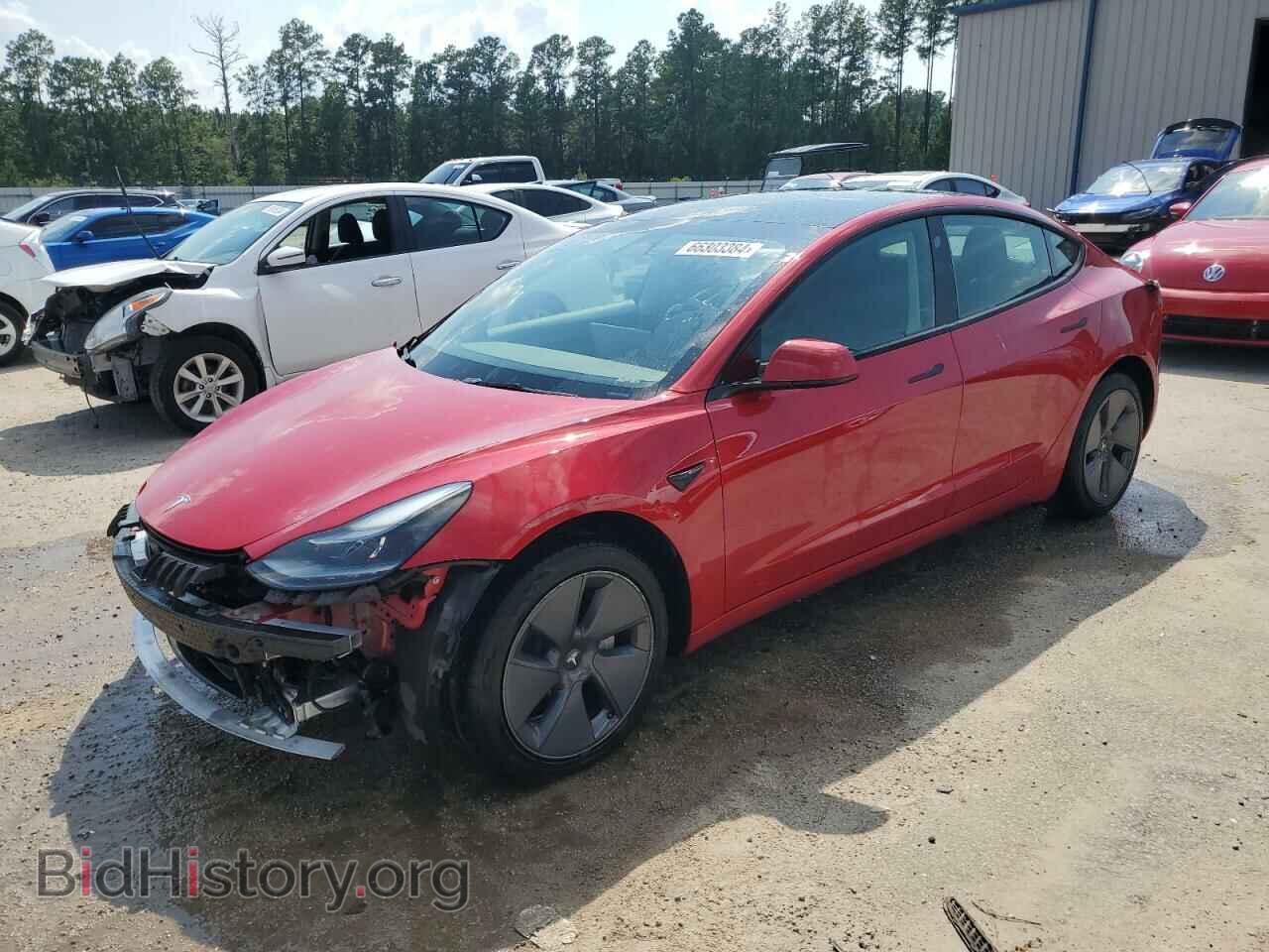 Photo 5YJ3E1EB4NF194071 - TESLA MODEL 3 2022