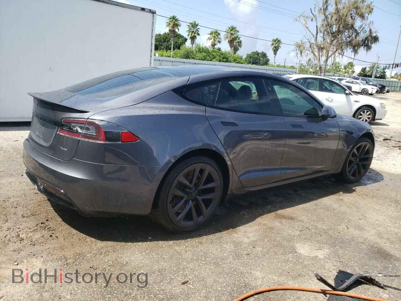 2021 TESLA MODEL S - VIN: 5YJSA1E67MF433265 - Фото 3