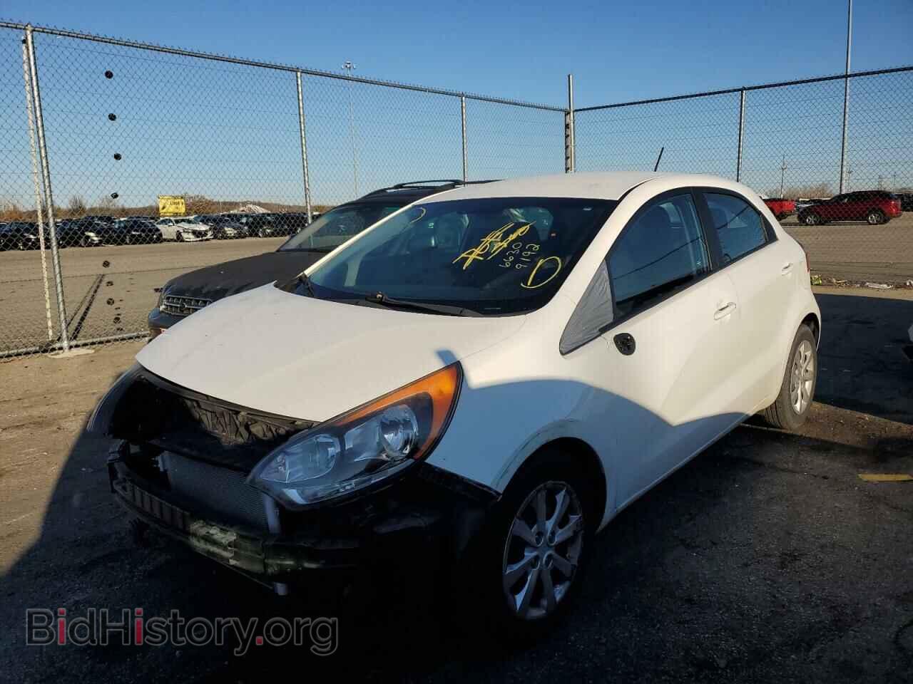 2014 KIA RIO - VIN: KNADM5A35E6406756 - Фото 2