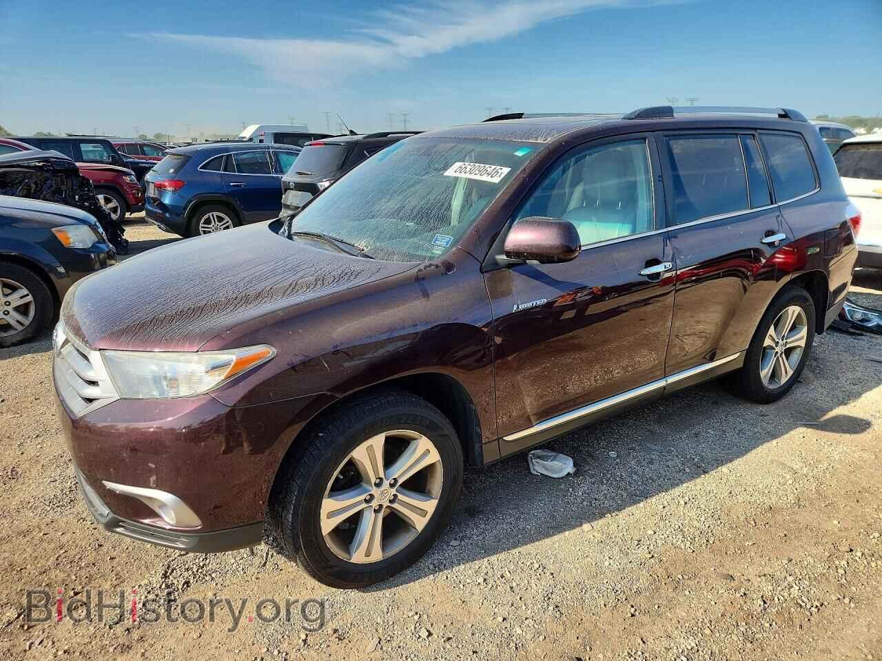 Photo 5TDDK3EH2CS154545 - TOYOTA HIGHLANDER 2012