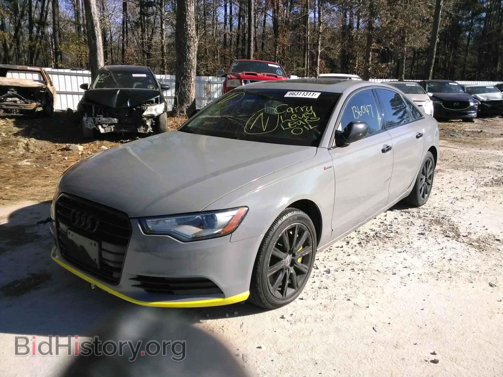 2013 AUDI A6 - VIN: WAUGGAFC9DN107281 - Фото 2