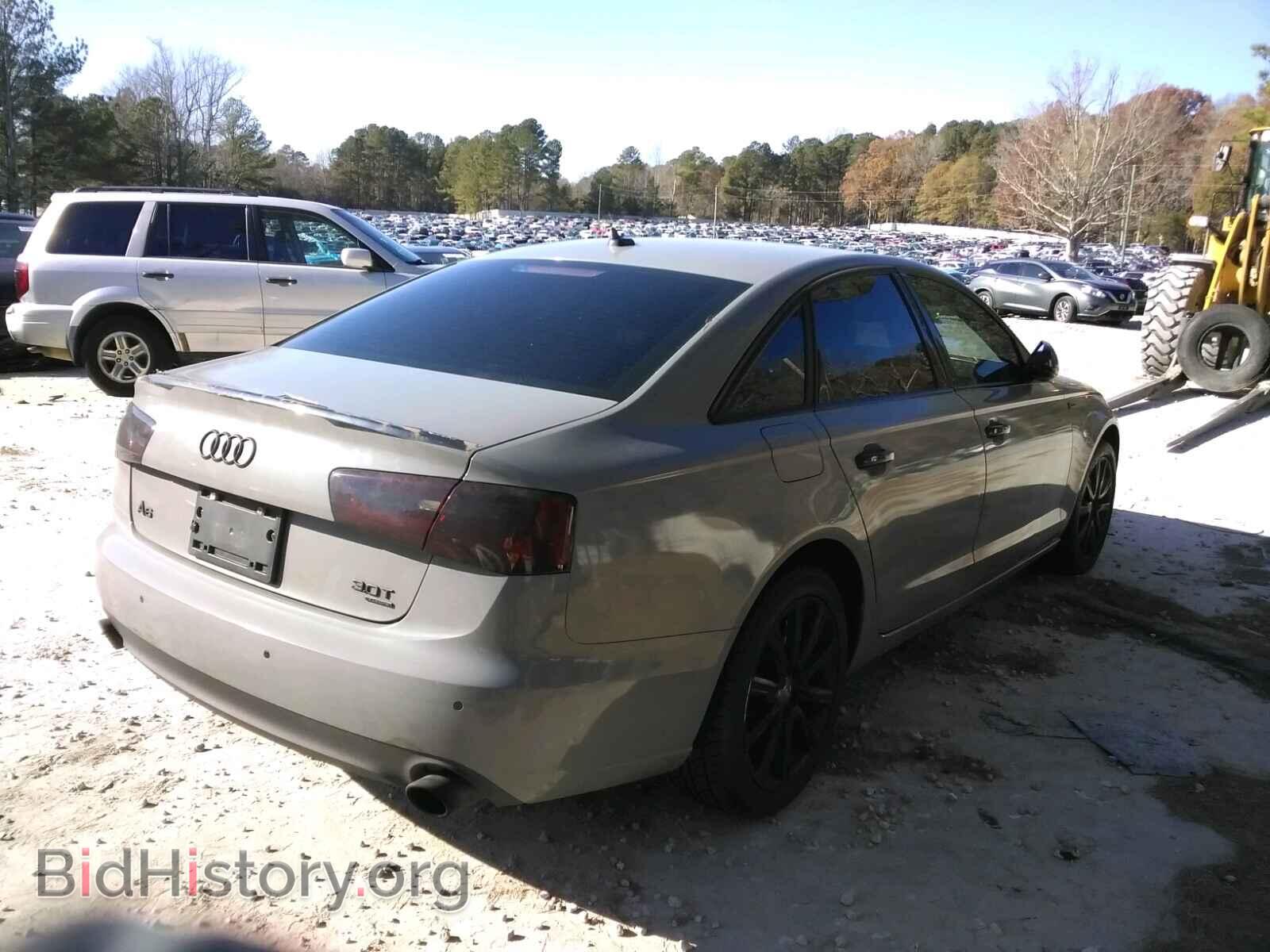 2013 AUDI A6 - VIN: WAUGGAFC9DN107281 - Фото 4
