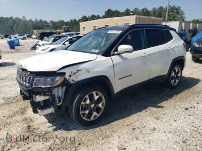 2020 Jeep COMPASS Limited, white — VIN 3C4NJDCB3LT132121, Copart
