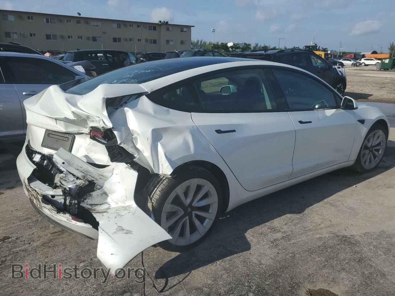 2022 TESLA MODEL 3 - VIN: 5YJ3E1EA2NF370512 - Фото 3