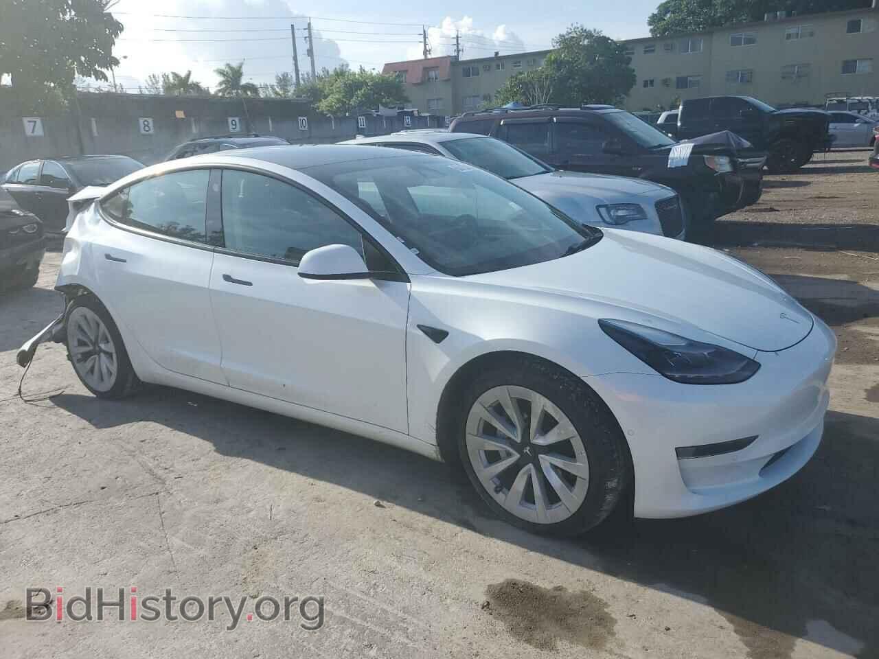 2022 TESLA MODEL 3 - VIN: 5YJ3E1EA2NF370512 - Фото 4