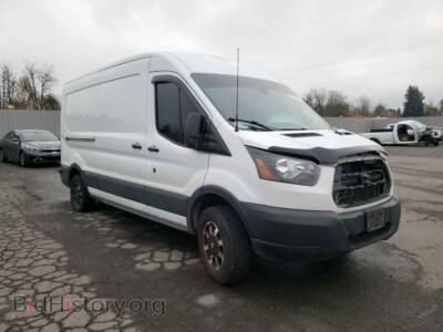 2019 Ford TRANSIT CO Transit T-, белый — VIN 1FTYR2CM2KKA85577, Copart