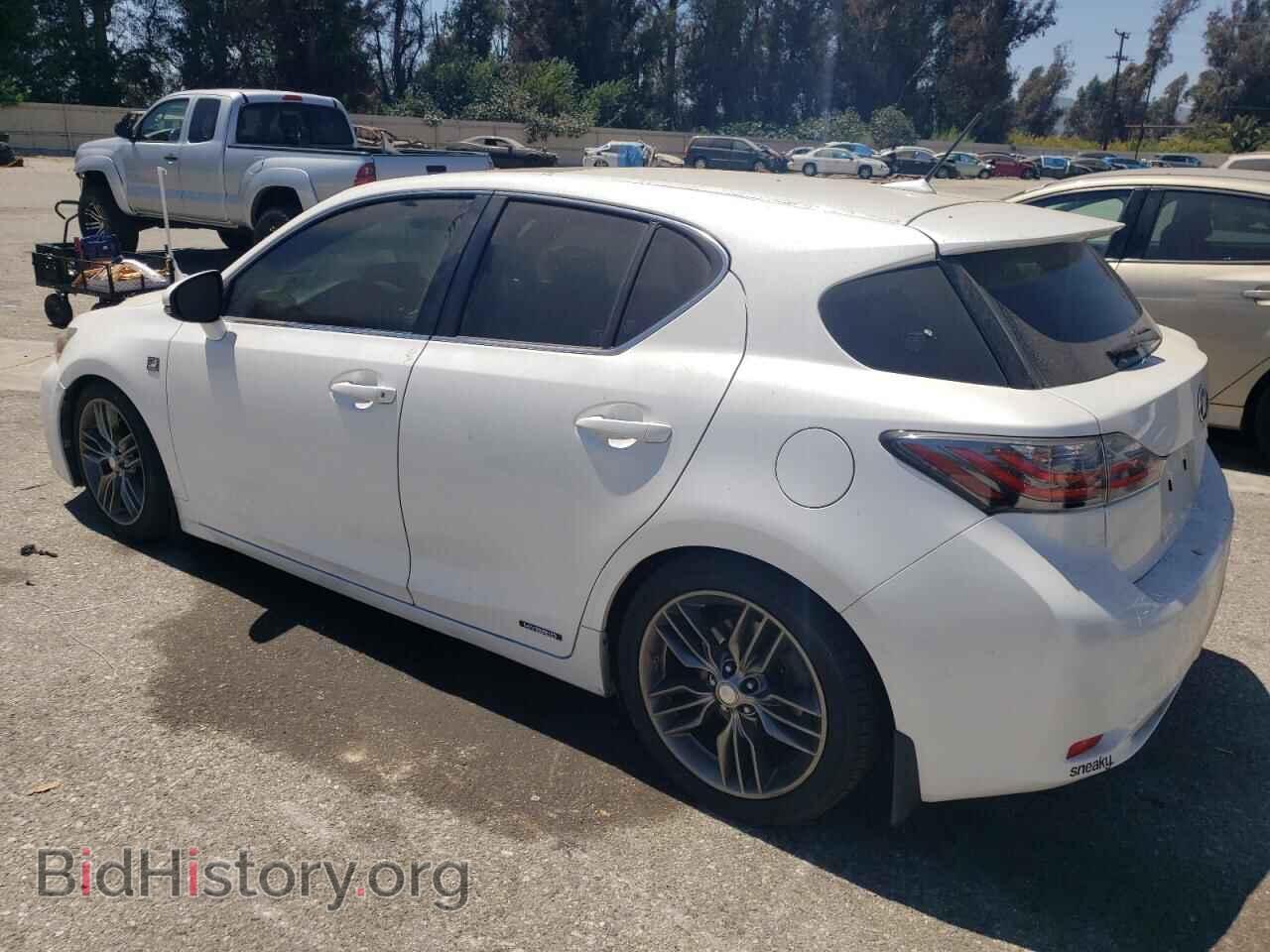 2012 LEXUS CT 200 - VIN: JTHKD5BH1C2061166 - Фото 2