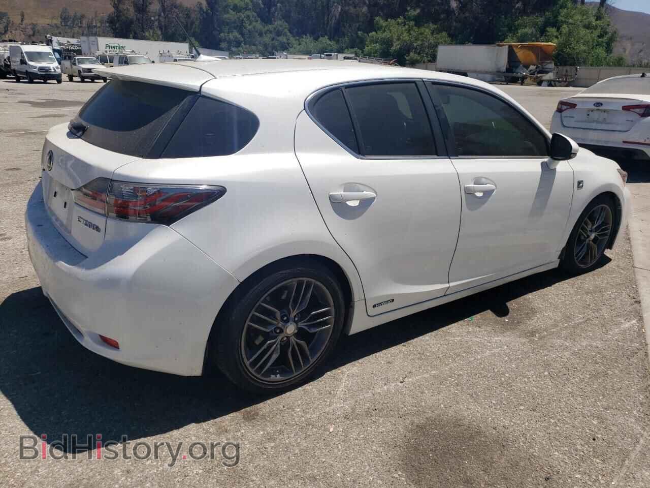 2012 LEXUS CT 200 - VIN: JTHKD5BH1C2061166 - Фото 3