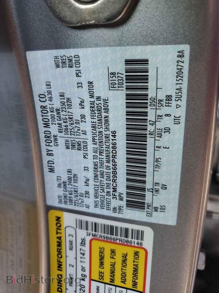 2023 FORD BRONCO - VIN: 3FMCR9B66PRD86146 - Фото 12