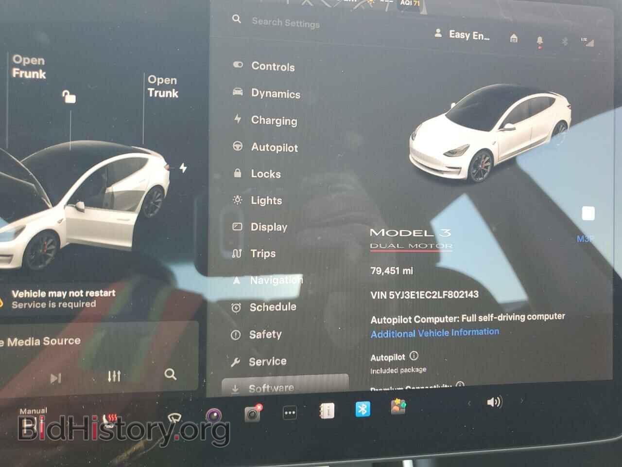 2020 TESLA MODEL 3 - VIN: 5YJ3E1EC2LF802143 - Фото 9