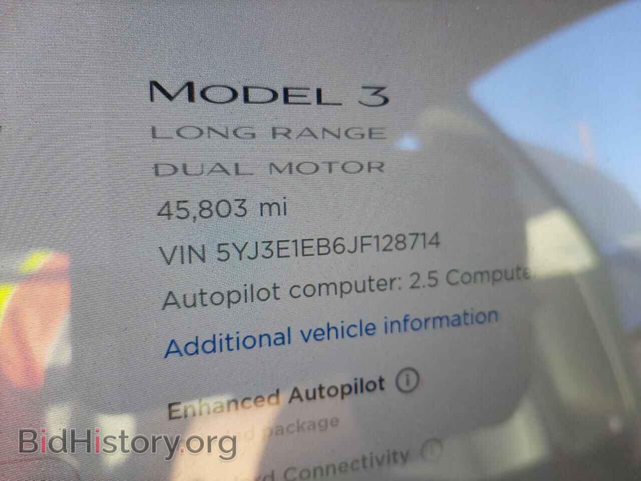 2018 TESLA MODEL 3 - VIN: 5YJ3E1EB6JF128714 - Photo 8