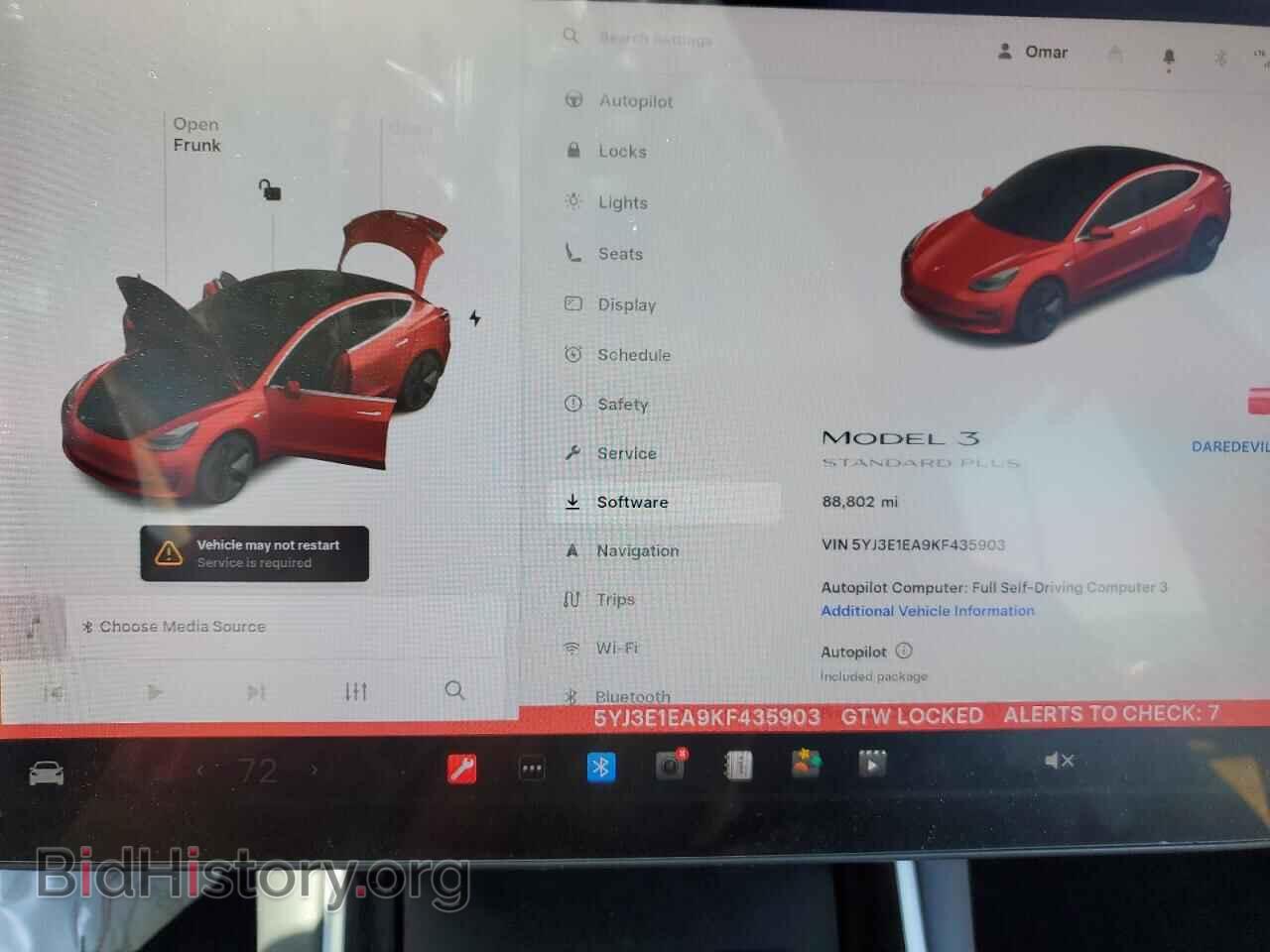 2019 TESLA MODEL 3 - VIN: 5YJ3E1EA9KF435903 - Фото 9