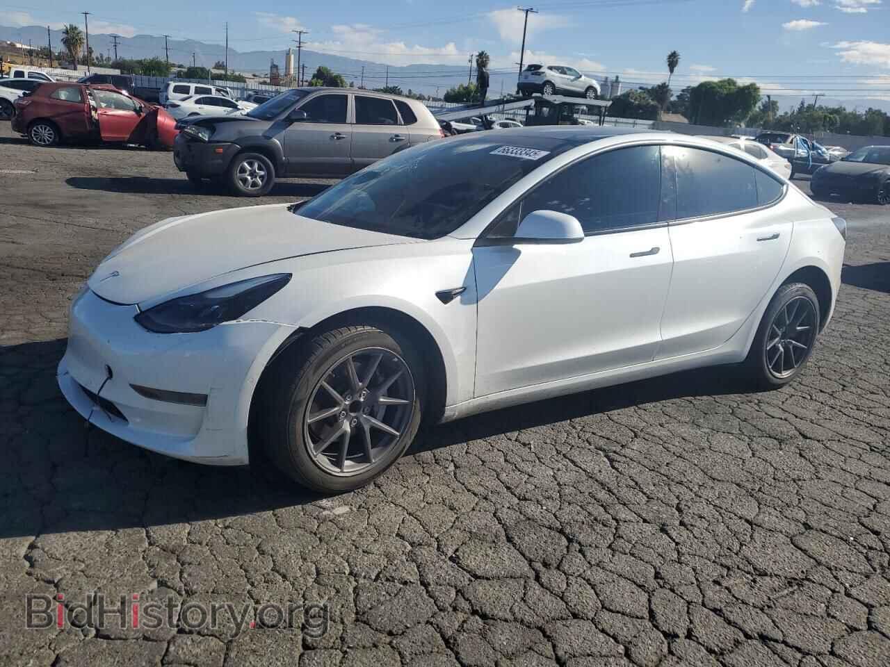Photo 5YJ3E1EA7MF940258 - TESLA MODEL 3 2021