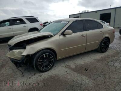2007 Kia OPTIMA LX, gold — VIN KNAGE123875160439, Copart