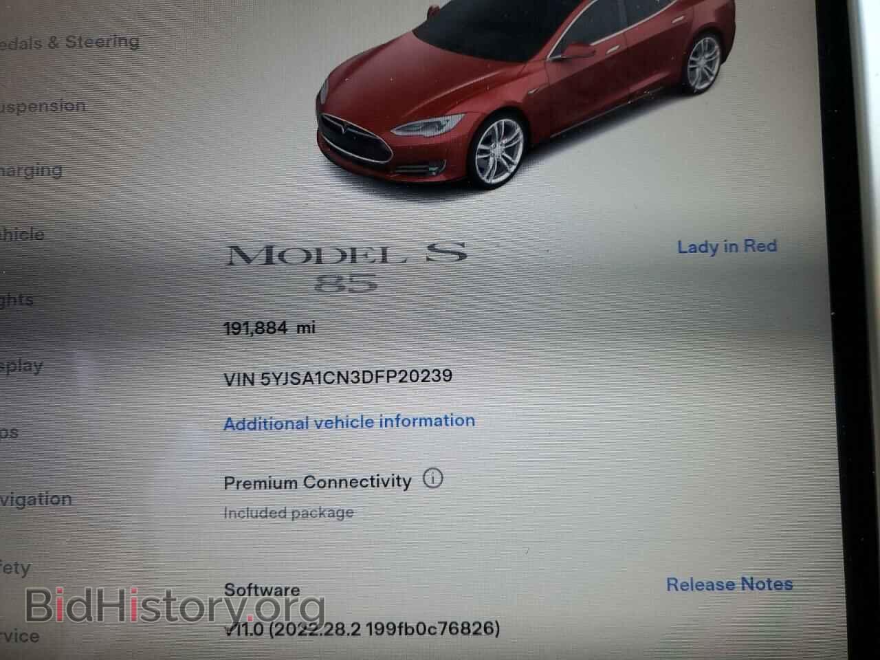 2013 TESLA MODEL S - VIN: 5YJSA1CN3DFP20239 - Photo 9
