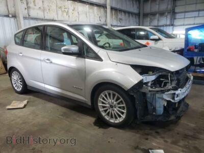 2013 Ford CMAX C-Max SE, серебристый — VIN 1FADP5AU6DL525943, Copart