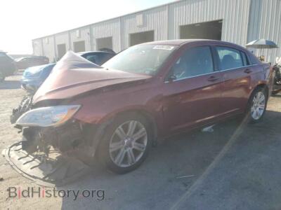 2013 Chrysler 200 LX, красный — VIN 1C3CCBAB2DN761688, Copart