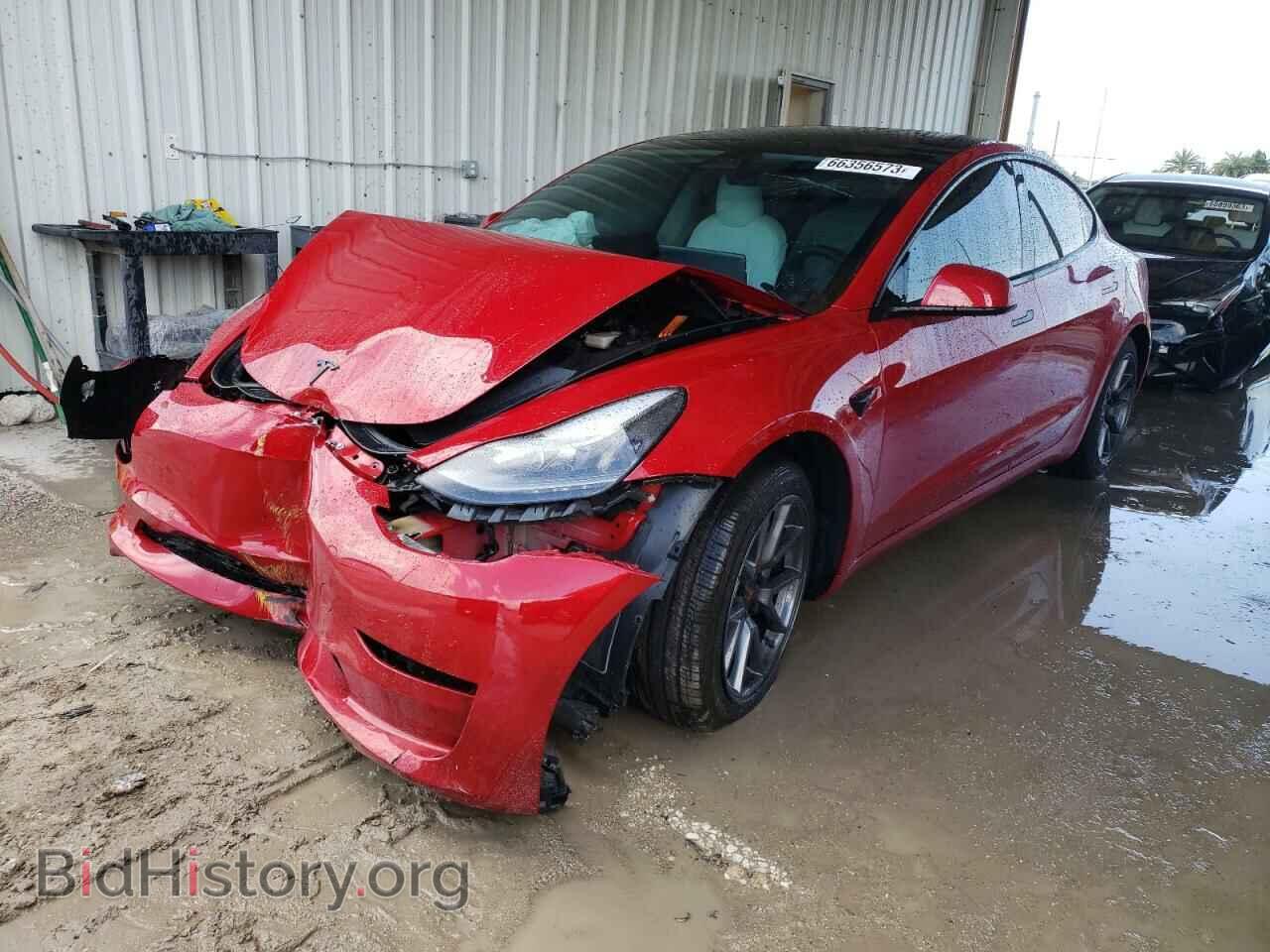Photo 5YJ3E1EA7MF964060 - TESLA MODEL 3 2021