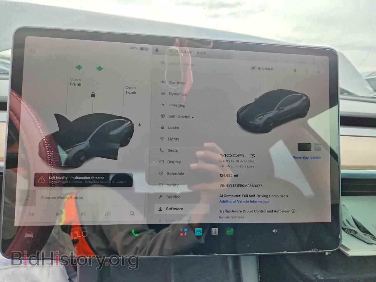 2021 TESLA MODEL 3 - VIN: 5YJ3E1EB9MF869377 - Photo 9