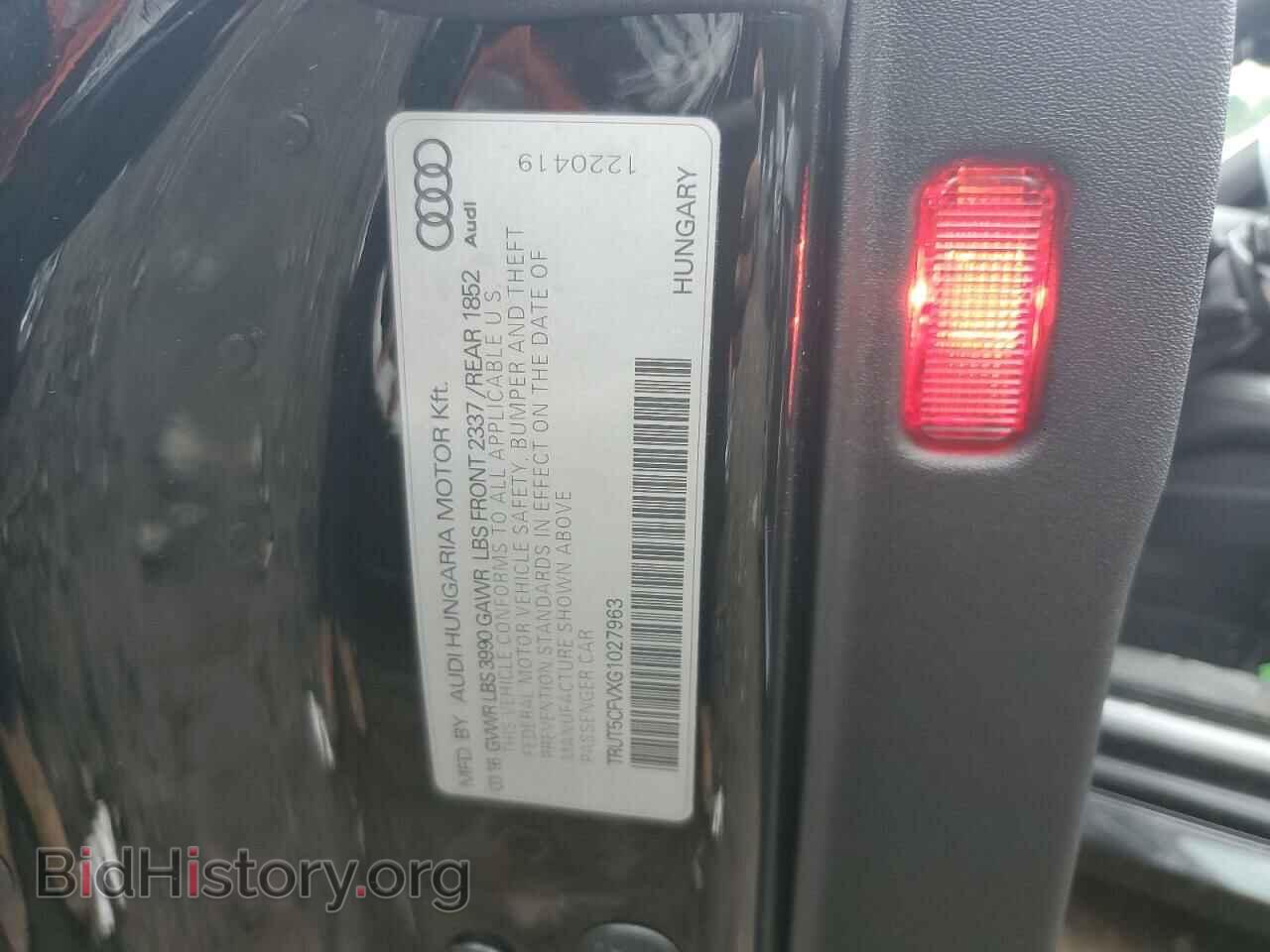 2016 AUDI TT - VIN: TRUT5CFVXG1027963 - Photo 12