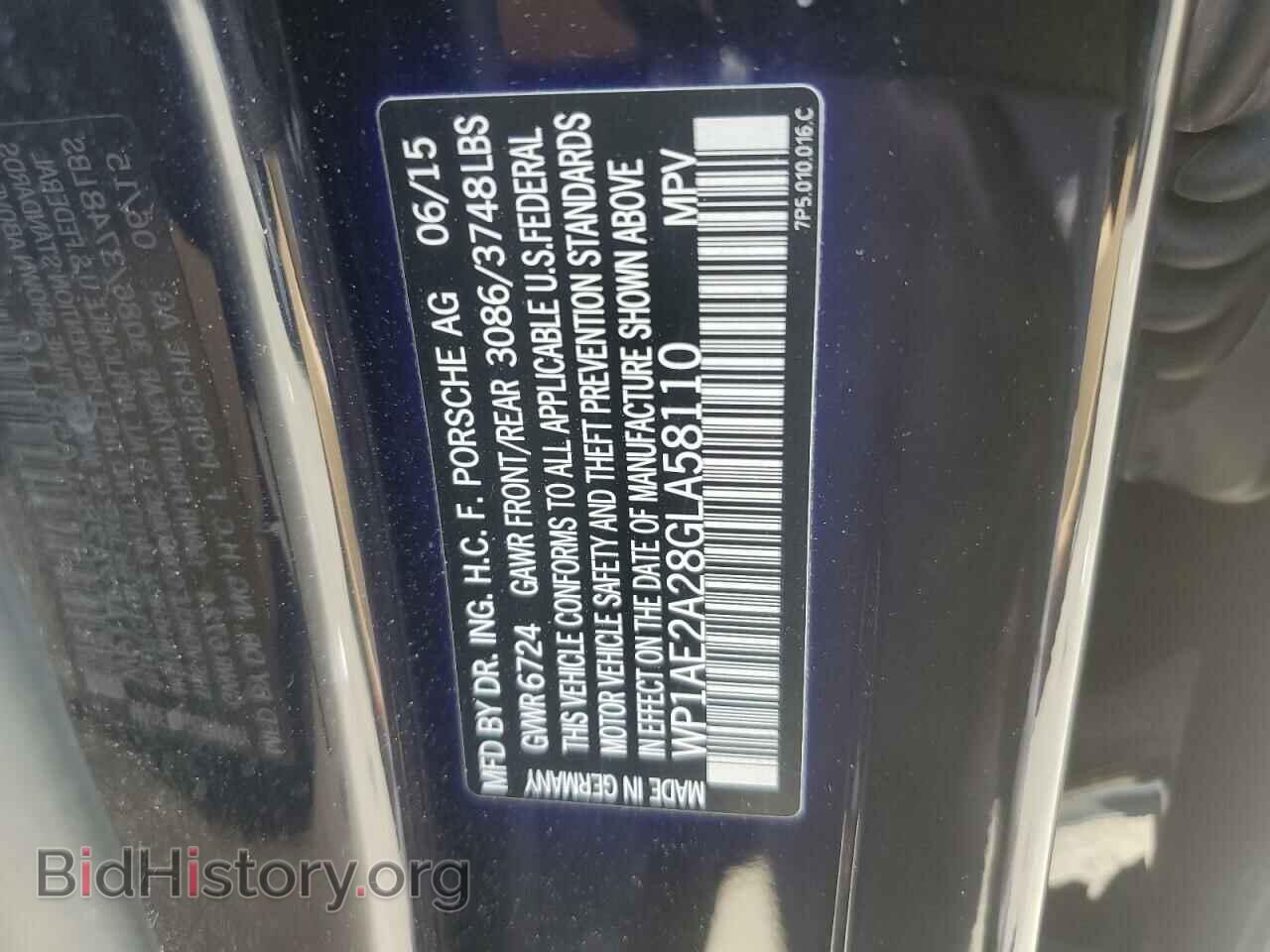 2016 PORSCHE CAYENNE - VIN: WP1AE2A28GLA58110 - Фото 13