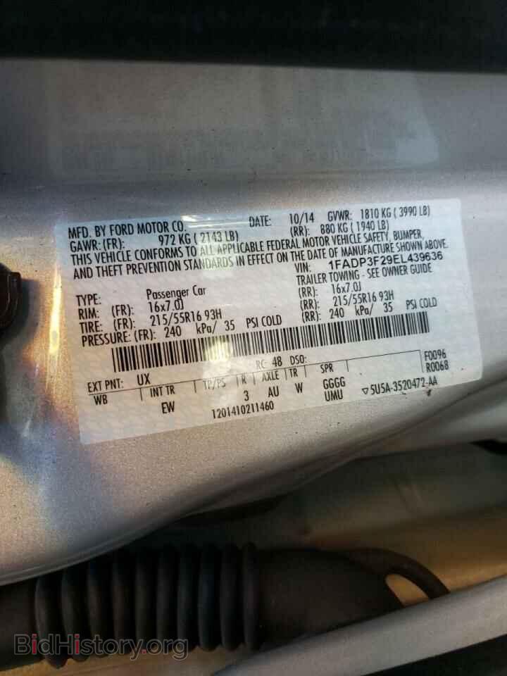 2014 FORD FOCUS - VIN: 1FADP3F29EL439636 - Photo 10