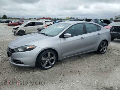 2014 Dodge DART GT, silver — VIN 1C3CDFEB6ED719966, Copart
