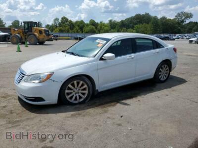 2013 Chrysler 200 TOURING, white — VIN 1C3CCBBG5DN527202, Copart