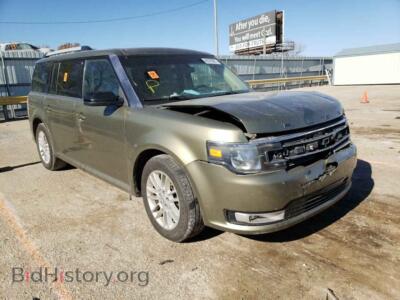 2013 Ford FLEX Flex SEL, зеленый — VIN 2FMGK5C84DBD10806, Copart
