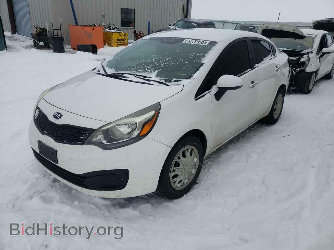 2013 KIA RIO - VIN: KNADM4A37D6172659 - Фото 2