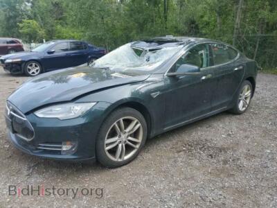2013 Tesla MODEL S, зеленый — VIN 5YJSA1DN8DFP24740, Copart