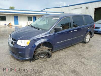 2012 Dodge CARAVAN SE, синий — VIN 2C4RDGBG8CR324533, Copart