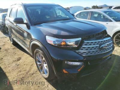 2021 Ford EXPLORER Explorer L, черный — VIN 1FMSK8FH8MGB51157, Copart
