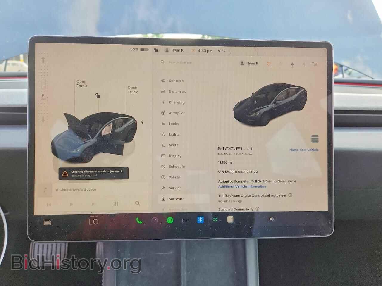 2025 TESLA MODEL 3 - VIN: 5YJ3E1EA5SF974129 - Photo 9