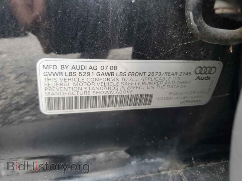 2008 Audi A6 (VIN WAUDH74F48N169404) — photo 12 of 12