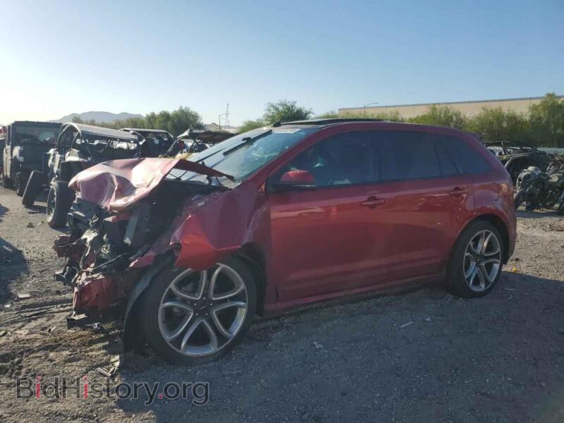 2012 Ford EDGE Sport (VIN 2FMDK3AK0CBA62431) — photo 1 of 16, Copart, damage: front end