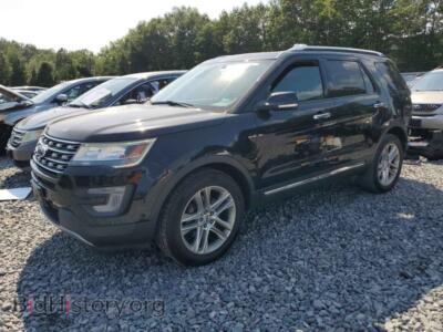 2017 Ford EXPLORER Limited, черный — VIN 1FM5K8FH6HGC08152, Copart