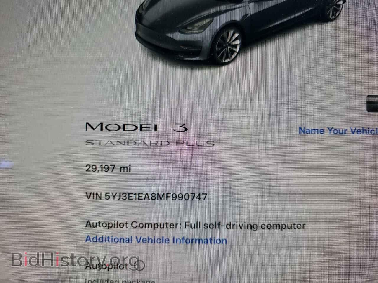 2021 TESLA MODEL 3 - VIN: 5YJ3E1EA8MF990747 - Фото 9