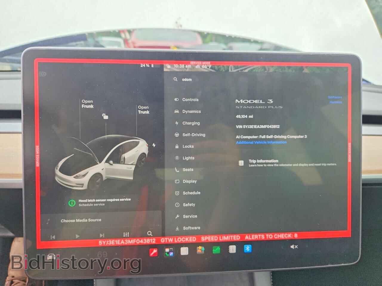 2021 TESLA MODEL 3 - VIN: 5YJ3E1EA3MF043812 - Фото 9