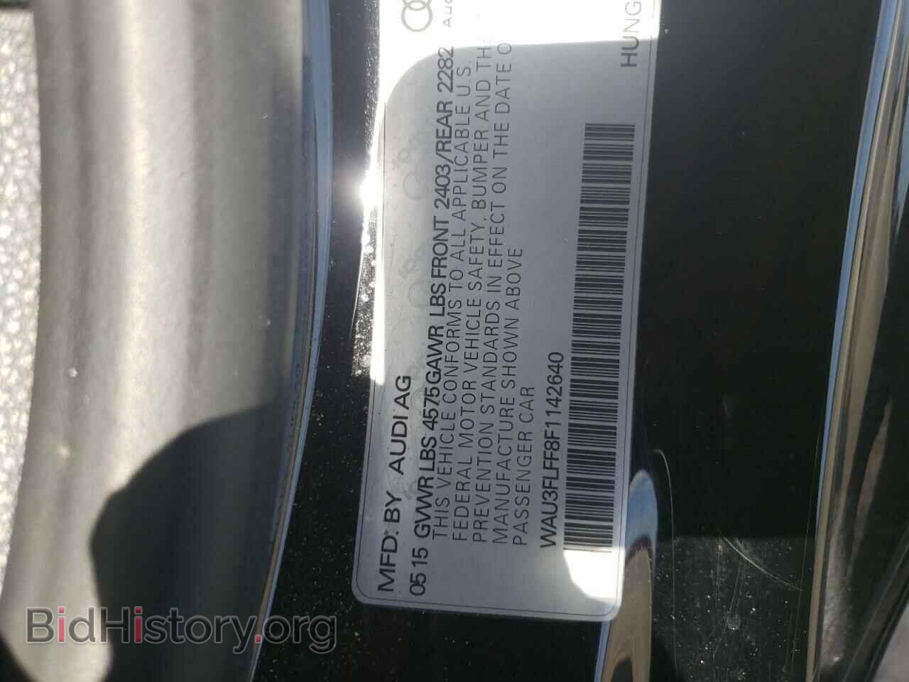 2015 AUDI A3 - VIN: WAU3FLFF8F1142640 - Фото 10
