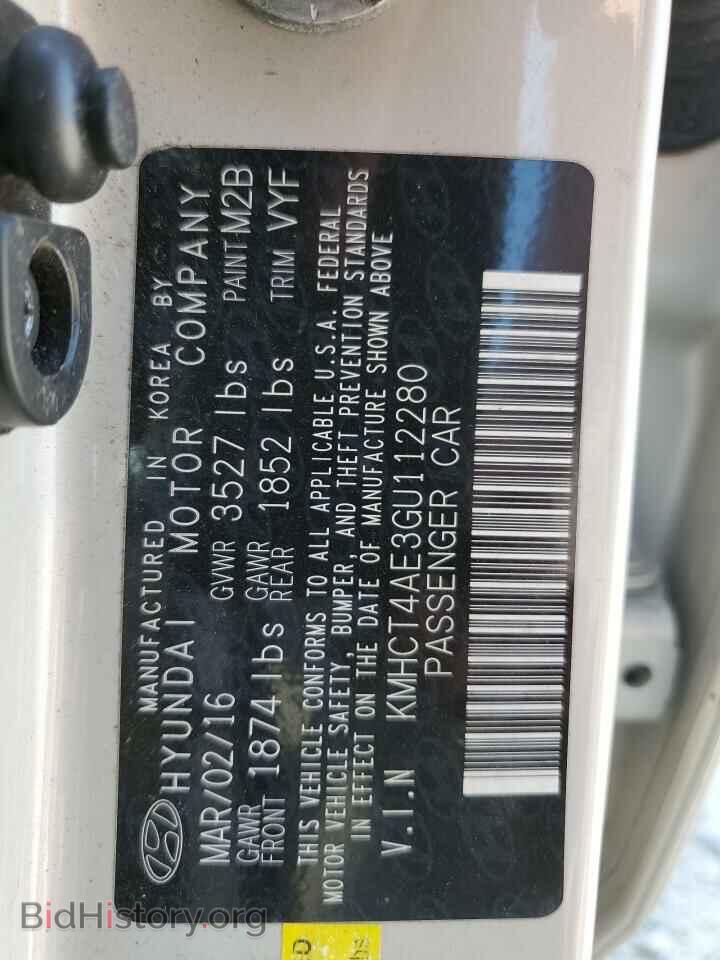 2016 HYUNDAI ACCENT - VIN: KMHCT4AE3GU112280 - Фото 12