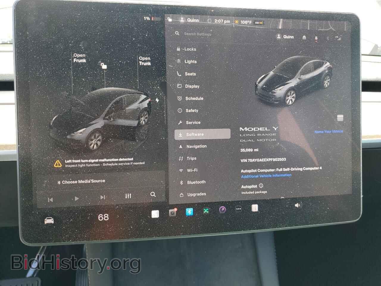 2023 TESLA MODEL Y - VIN: 7SAYGAEEXPF902503 - Photo 9
