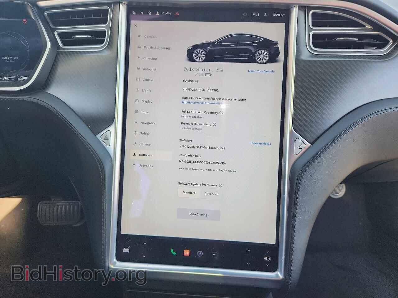 2017 TESLA MODEL S - VIN: 5YJSA1E2XHF199562 - Photo 9