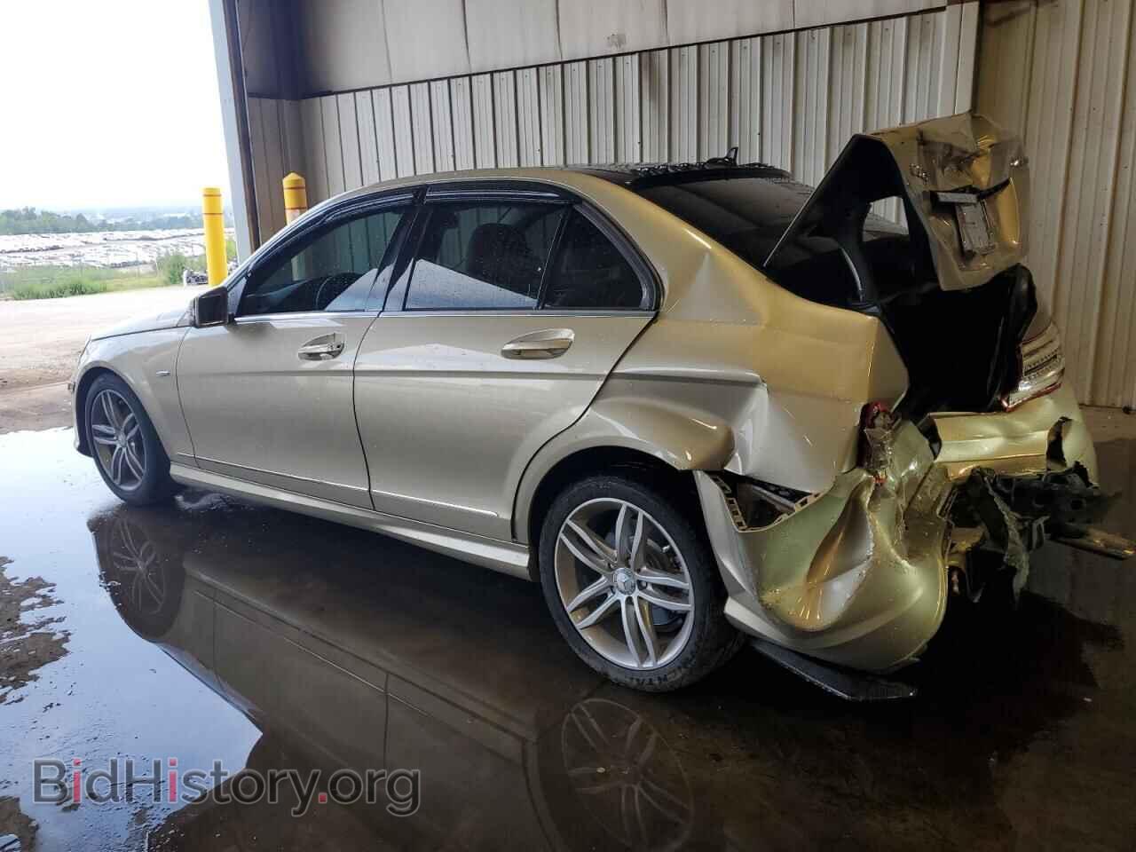 2012 MERCEDES-BENZ C-CLASS - VIN: WDDGF8BB2CR229683 - Фото 2