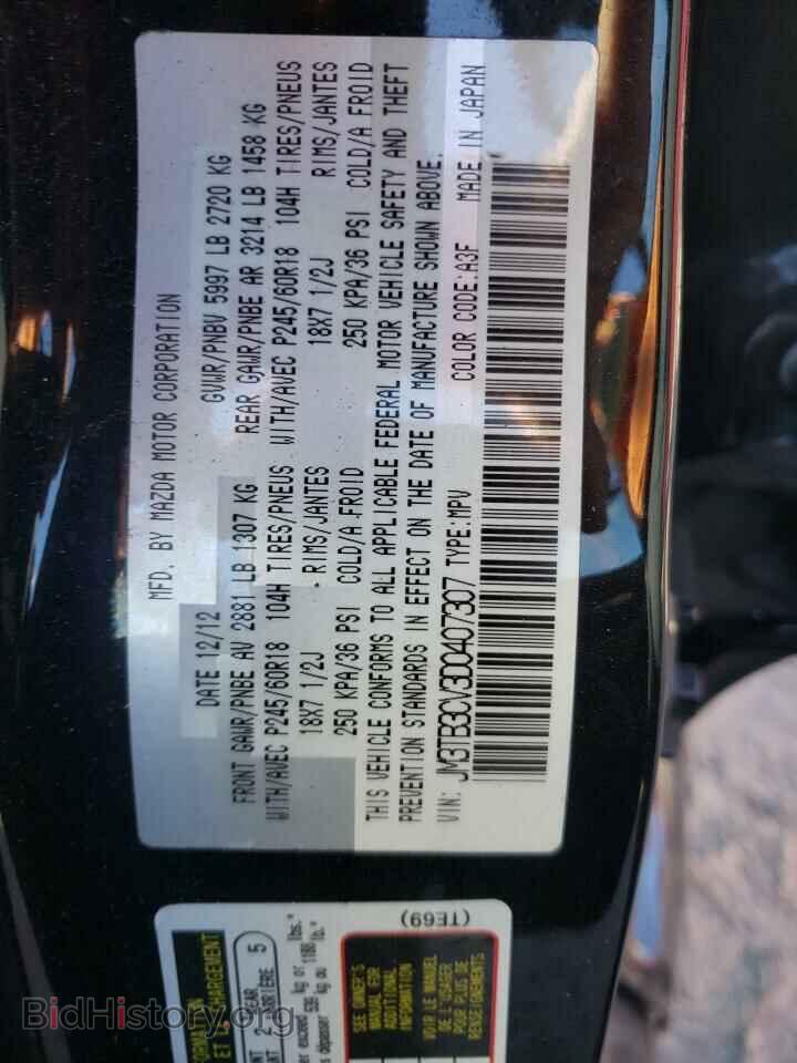 2013 MAZDA CX-9 - VIN: JM3TB3CV3D0407307 - Фото 10