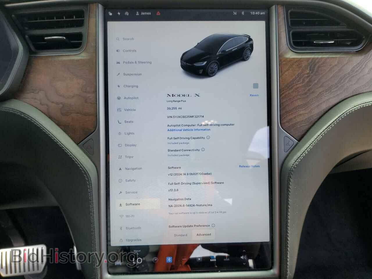 2021 TESLA MODEL X - VIN: 5YJXCBE25MF321714 - Фото 9