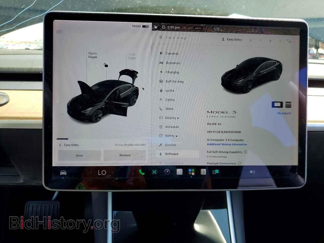 2018 TESLA MODEL 3 - VIN: 5YJ3E1EA6JF003896 - Photo 9