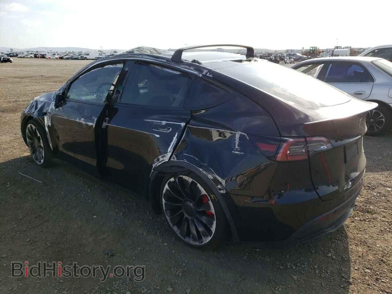 2022 TESLA MODEL Y - VIN: 7SAYGDEFXNF343042 - Фото 2