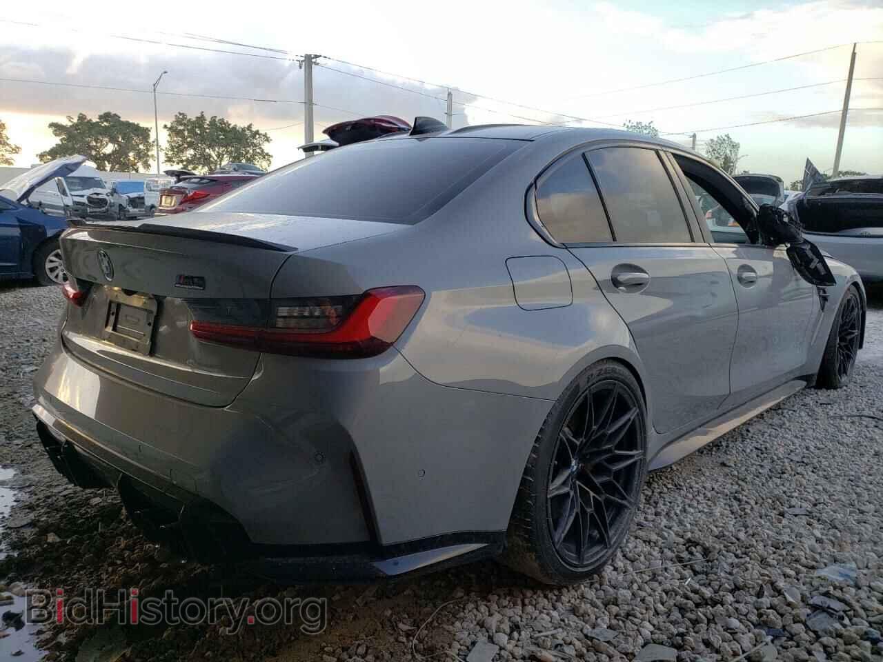 2022 BMW M3 - VIN: WBS33AY08NFL99719 - Фото 4